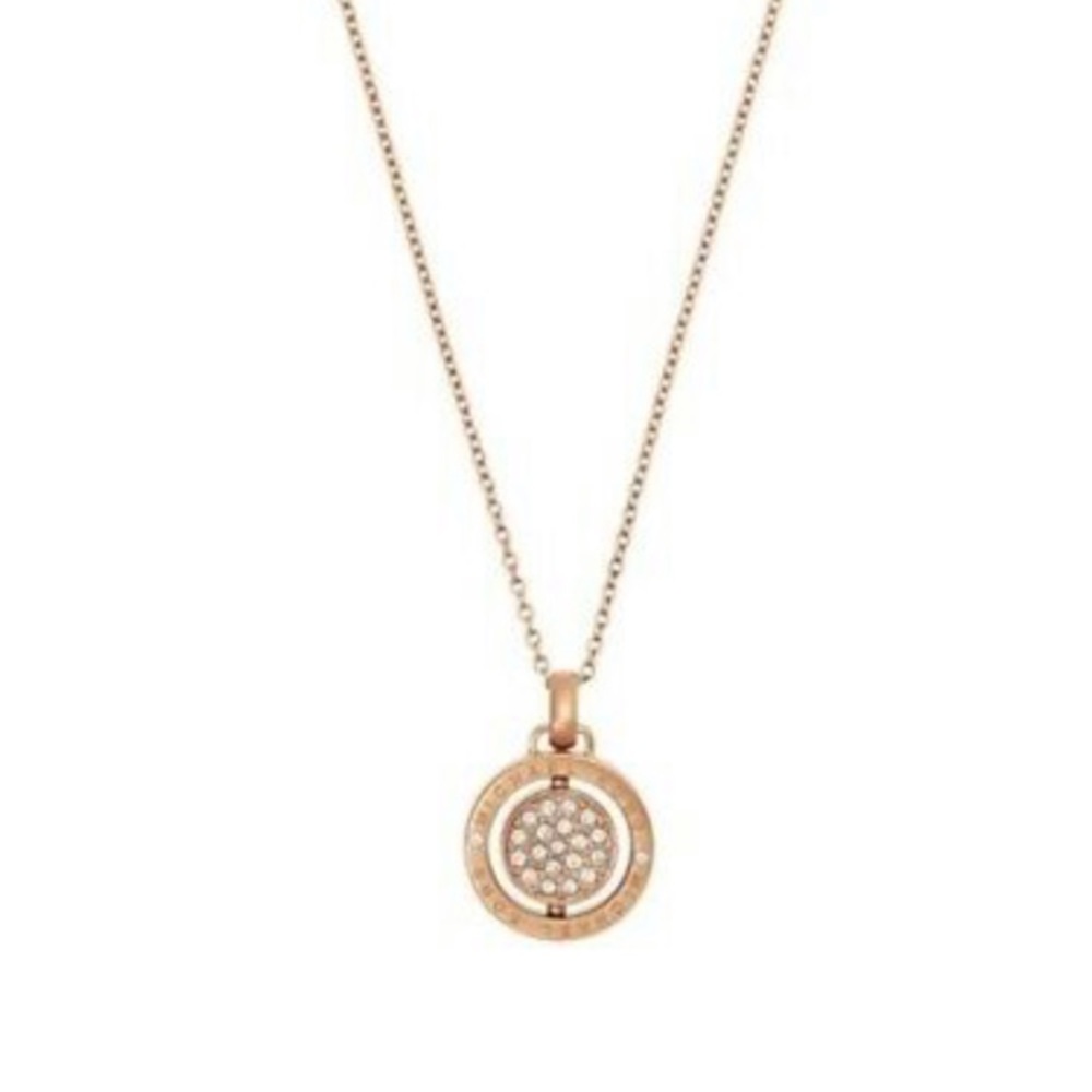 Michael Kors Flip Gliz Rose Gold Necklace